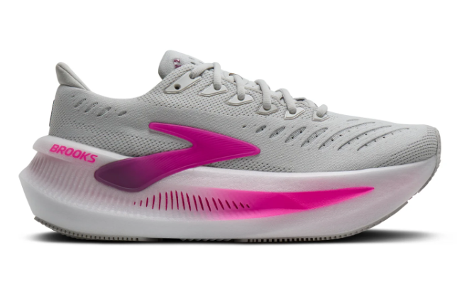 Glycerin Max 2 Women's Running Shoes – Oyster / Argyle / Cyber Pink
