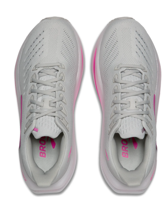 Glycerin Max 2 Women's Running Shoes – Oyster / Argyle / Cyber Pink